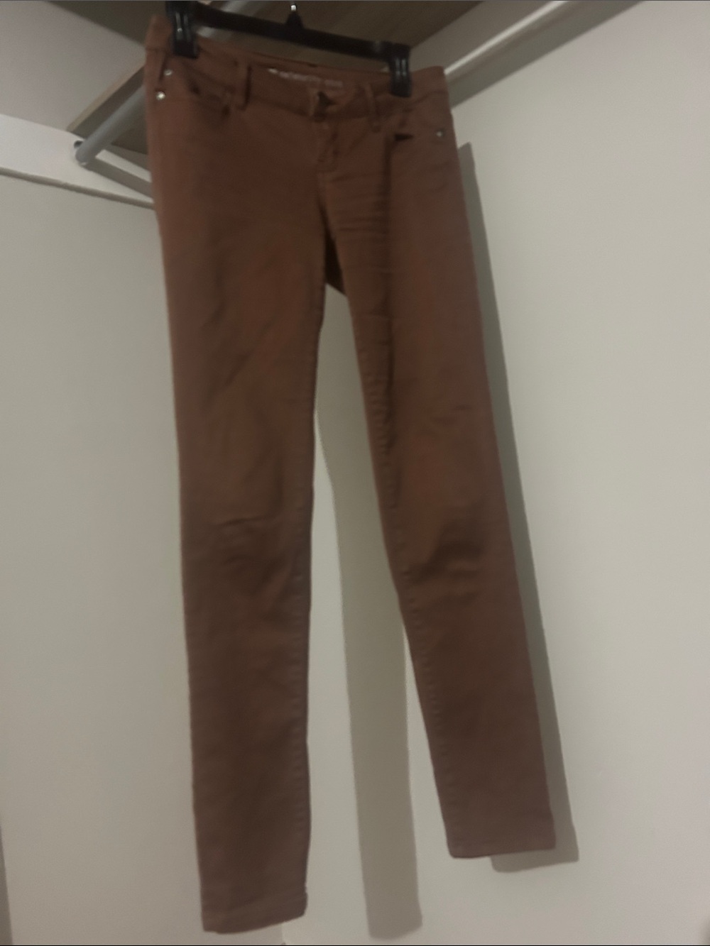 Celebrity Pink Skinny Jeans in Brown
